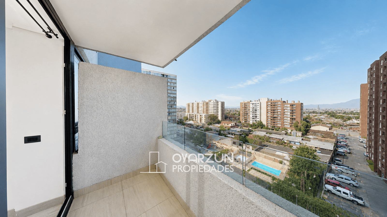 Departamento moderno con terraza