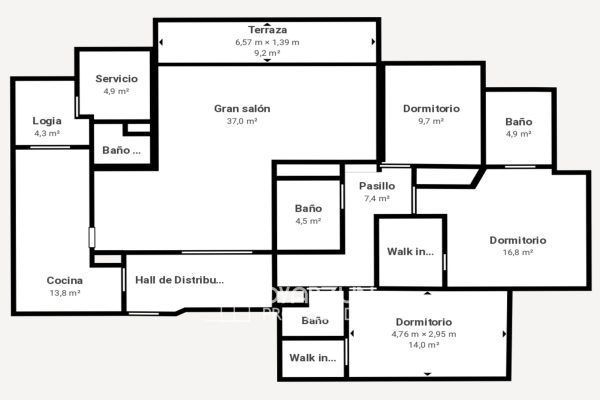 Martín de Zamora, Las Condes | Se vende Departamento de 3 Dormitorios, 3 Baños, 2 Estacionamientos